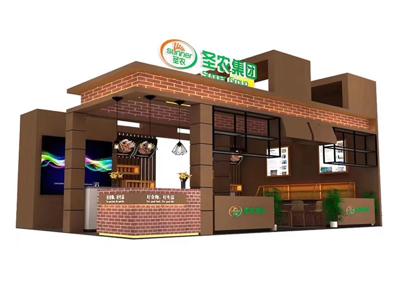 食品展台设计